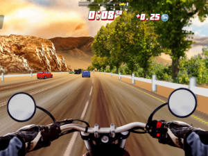 Игра Экстремальная Гонка на Мотоцикле (Highway Rider Extreme) — играть онлайн бесплатно (изображение №3)