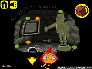 Игра Счастливая Обезьянка 109 (Monkey GO Happy 109) — играть онлайн бесплатно (изображение №4)