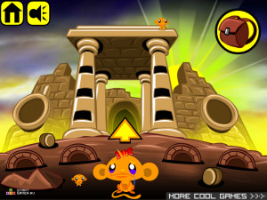 Игра Счастливая Обезьянка 110 (Monkey GO Happy 110) — играть онлайн бесплатно (изображение №2)