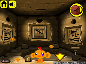 Игра Счастливая Обезьянка 110 (Monkey GO Happy 110) — играть онлайн бесплатно (изображение №3)