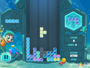 Игра Тетрис: Атлантрис (Atlantris) — играть онлайн бесплатно (изображение №3)