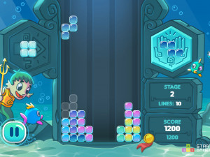 Игра Тетрис: Атлантрис (Atlantris) — играть онлайн бесплатно (изображение №6)