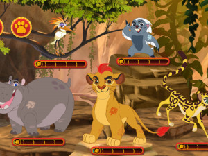 Игра Львиная Гвардия: Защитники земель прайда (The Lion Guard: Protectors of the Pride Lands) — играть онлайн бесплатно (изображение №2)