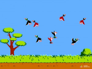 Игра Утиная Охота (Duck Hunt) — играть онлайн бесплатно (изображение №3)