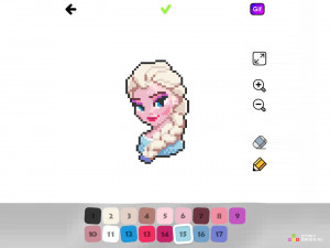 Игра Раскраска по Номерам (Draw The Pixel) — играть онлайн бесплатно (изображение №2)