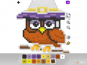Игра Раскраска по Номерам (Draw The Pixel) — играть онлайн бесплатно (изображение №3)
