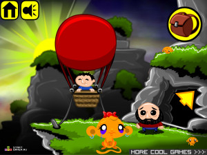 Игра Счастливая Обезьянка 114 (Monkey GO Happy 114) — играть онлайн бесплатно (изображение №2)