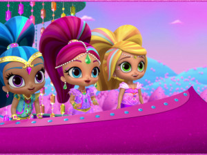 Игра Шиммер и Шайн: Приключения на Водопаде (Shimmer and Shine: Rainbow Waterfall Adventure) — играть онлайн бесплатно (изображение №2)