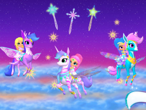 Игра Шиммер и Шайн: Небеса Зарамей (Shimmer and Shine: Zahramay Skies) — играть онлайн бесплатно (изображение №7)