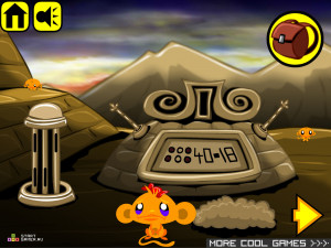 Игра Счастливая Обезьянка 117 (Monkey GO Happy 117) — играть онлайн бесплатно (изображение №4)