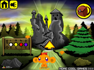 Игра Счастливая Обезьянка 122 (Monkey GO Happy 122) — играть онлайн бесплатно (изображение №2)