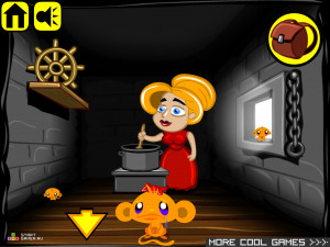 Игра Счастливая Обезьянка 122 (Monkey GO Happy 122) — играть онлайн бесплатно (изображение №4)