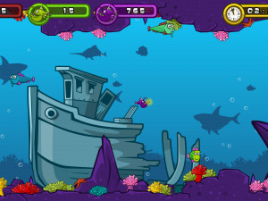 Игра Рыба Ест Рыбу (Fish Eat Fish) — играть онлайн бесплатно (изображение №3)
