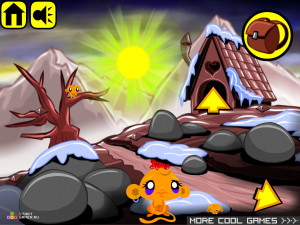 Игра Счастливая Обезьянка 126 (Monkey GO Happy 126) — играть онлайн бесплатно (изображение №2)