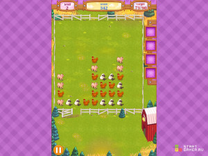 Игра Переполох на Скотном Дворе (Barnyard Scramble) — играть онлайн бесплатно (изображение №3)