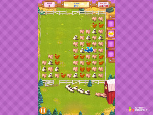 Игра Переполох на Скотном Дворе (Barnyard Scramble) — играть онлайн бесплатно (изображение №4)