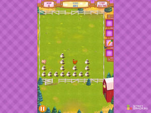 Игра Переполох на Скотном Дворе (Barnyard Scramble) — играть онлайн бесплатно (изображение №6)