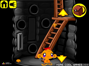 Игра Счастливая Обезьянка 133 (Monkey GO Happy 133) — играть онлайн бесплатно (изображение №3)