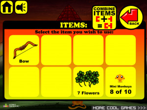 Игра Счастливая Обезьянка 133 (Monkey GO Happy 133) — играть онлайн бесплатно (изображение №5)