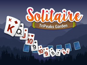 Игра Сады Пасьянса: Три Пика (Solitaire TriPeaks Garden) — играть онлайн бесплатно (изображение №1)