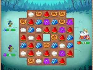 Игра Герои Три-В-Ряд (Heroes of Match 3) — играть онлайн бесплатно (изображение №3)