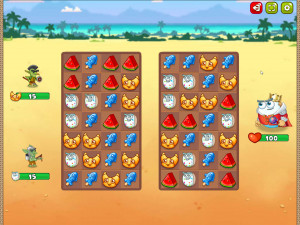 Игра Герои Три-В-Ряд (Heroes of Match 3) — играть онлайн бесплатно (изображение №5)