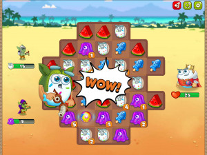 Игра Герои Три-В-Ряд (Heroes of Match 3) — играть онлайн бесплатно (изображение №2)