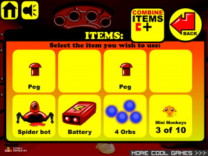 Игра Счастливая Обезьянка 135 (Monkey GO Happy 135) — играть онлайн бесплатно (изображение №3)