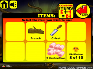 Игра Счастливая Обезьянка 136 (Monkey GO Happy 136) — играть онлайн бесплатно (изображение №5)