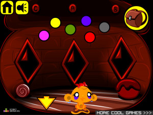 Игра Счастливая Обезьянка 137 (Monkey GO Happy 137) — играть онлайн бесплатно (изображение №5)