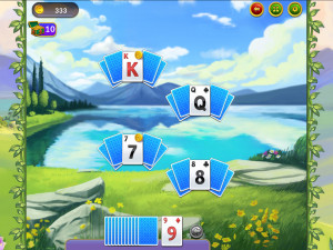 Игра Короли и дамы: Пасьянс Три Пика (Kings and Queens Solitaire Tripeaks) — играть онлайн бесплатно (изображение №6)