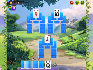 Игра Короли и дамы: Пасьянс Три Пика (Kings and Queens Solitaire Tripeaks) — играть онлайн бесплатно (изображение №7)