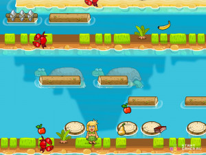 Игра Адам и Ева: Переправа Через Реку (Adam and Eve Crossy River) — играть онлайн бесплатно (изображение №5)