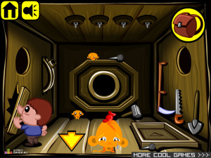 Игра Счастливая Обезьянка 140 (Monkey GO Happy 140) — играть онлайн бесплатно (изображение №3)