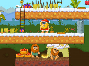Игра Адам и Ева: Рождество (Adam and Eve Go Xmas) — играть онлайн бесплатно (изображение №2)