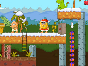 Игра Адам и Ева: Рождество (Adam and Eve Go Xmas) — играть онлайн бесплатно (изображение №9)