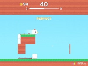 Игра Квадратная Птица (Square Bird) — играть онлайн бесплатно (изображение №2)