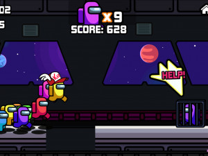 Игра Амонг Ас: Спейс Раш (Among Us Space Rush) — играть онлайн бесплатно (изображение №8)