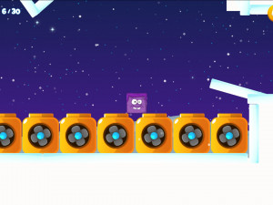 Игра Ледяная Фиолетовая Голова: Супер Слайд (Icy Purple Head: Super Slide) — играть онлайн бесплатно (изображение №3)