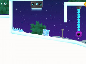 Игра Ледяная Фиолетовая Голова: Супер Слайд (Icy Purple Head: Super Slide) — играть онлайн бесплатно (изображение №4)