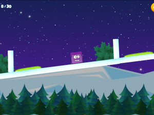 Игра Ледяная Фиолетовая Голова: Супер Слайд (Icy Purple Head: Super Slide) — играть онлайн бесплатно (изображение №6)