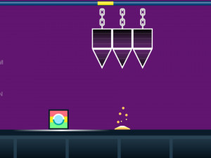 Игра Геометрия Даш (Geometrical Dash) — играть онлайн бесплатно (изображение №3)