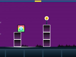 Игра Геометрия Даш (Geometrical Dash) — играть онлайн бесплатно (изображение №4)