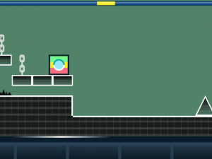 Игра Геометрия Даш (Geometrical Dash) — играть онлайн бесплатно (изображение №5)