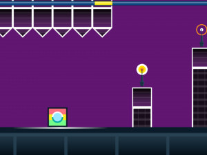 Игра Геометрия Даш (Geometrical Dash) — играть онлайн бесплатно (изображение №10)