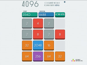 Игра Получи 4096 (Get 4096) — играть онлайн бесплатно (изображение №3)