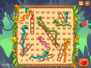 Игра Змеи и Лестницы (Snakes and Ladders) — играть онлайн бесплатно (изображение №2)