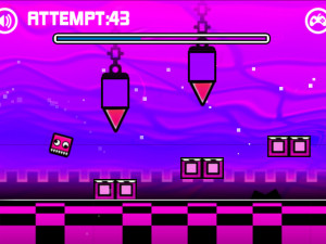 Игра Геометрия Неон Даш: Саб Зиро (Geometry Neon Dash Subzero) — играть онлайн бесплатно (изображение №6)