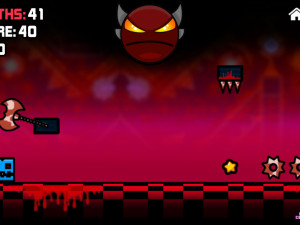 Игра Геометрия Даш: Кровавая Баня (Geometry dash Bloodbath) — играть онлайн бесплатно (изображение №6)