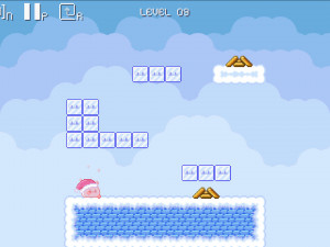 Игра Огненный Шар: Зима (FireBlob Winter) — играть онлайн бесплатно (изображение №3)